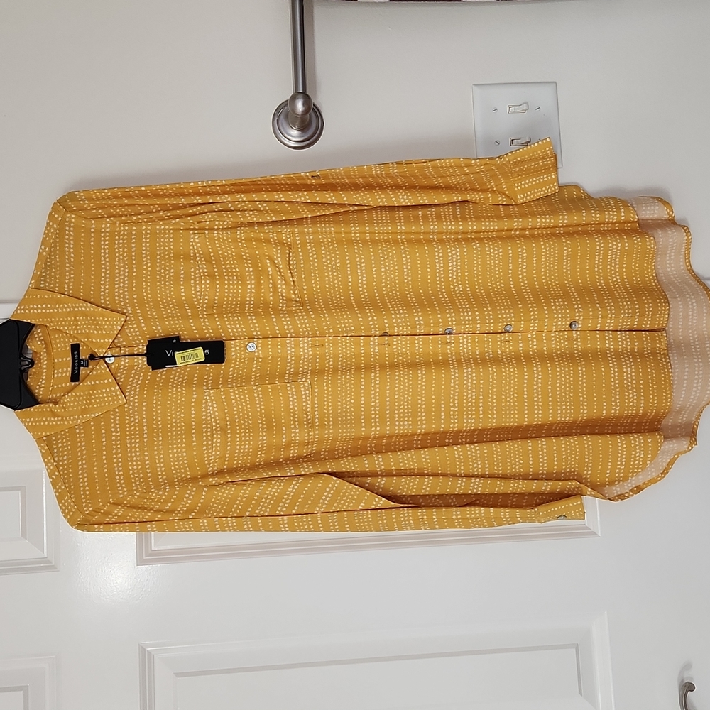 Vision 155, tunic length,  size medium, yellow